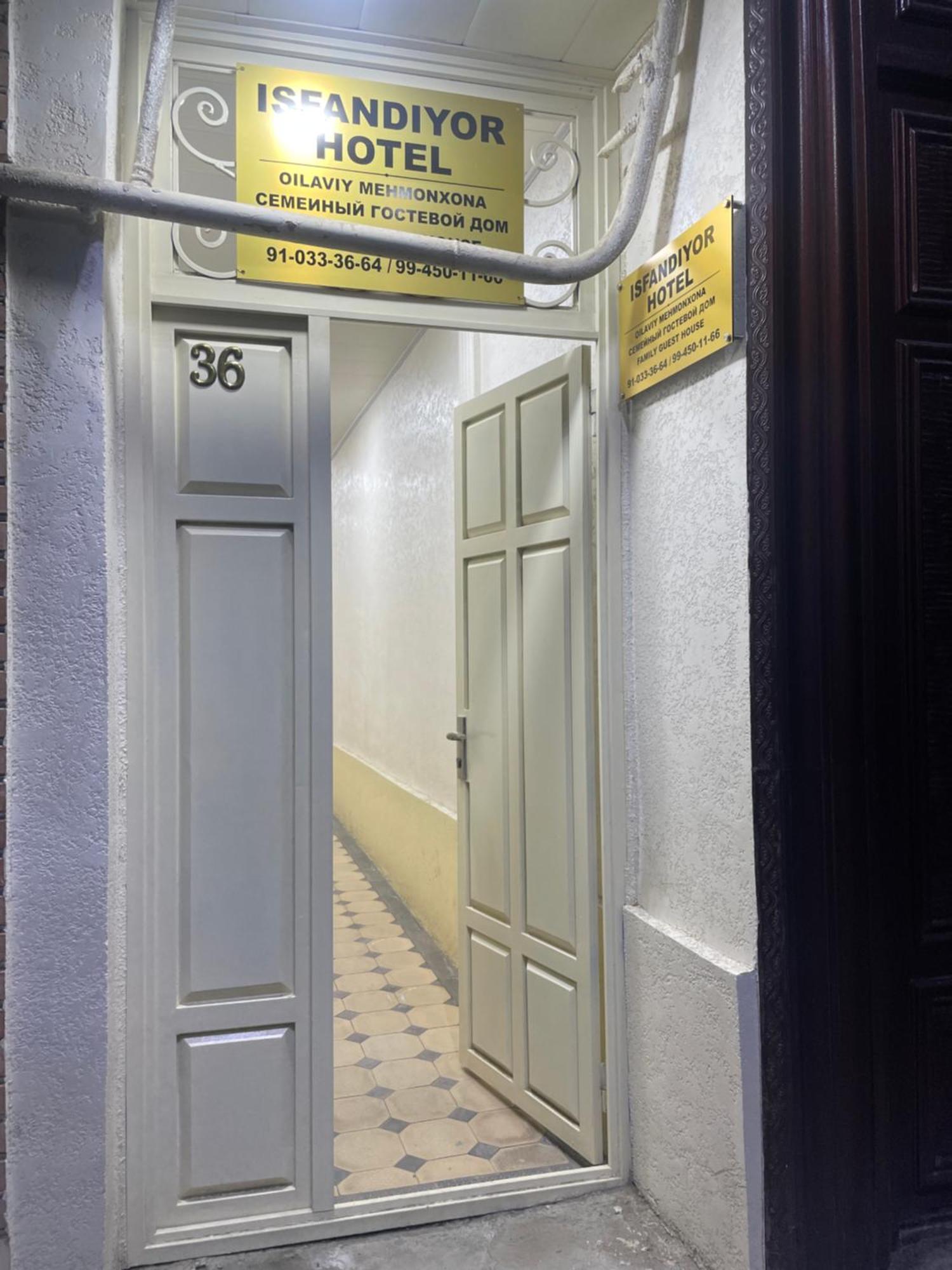 Isfandiyor Hotel Semerkant Dış mekan fotoğraf